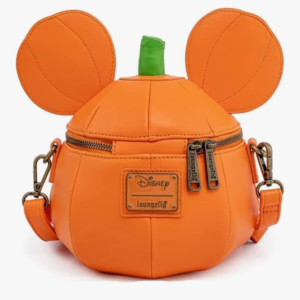 Disney Loungefly Mickey Mouse mick-o lantern Halloween crossbody bag NWT - Picture 4 of 5
